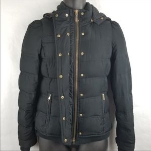 JUICY COUTURE black winter puffer jacket, size S